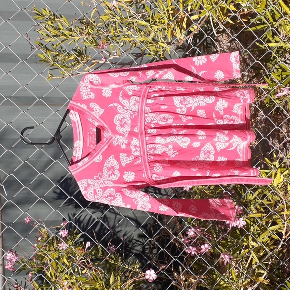 Mossimo Supply Co. Tops - Mossimo Supply Co. Pink V-Neck Blouse, Size XL